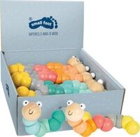 Small Foot Display Motorikspielzeug Raupe Pastell, zum Biegen und Verdrehen, ab 12