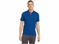 TOM TAILOR Herren Basic Piqué Poloshirt, 11132 - Advanced Blue, XXXL