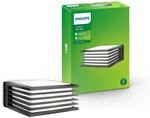 Philips Shades Outdoor-Lampe, Wandlampe, Au&szlig;enbeleuchtung, IP44-Wetterfest,