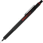rOtring 600 Druckbleistift | 0,7 mm | schwarz | Ergonomisches Vollmetallgeh&auml;use
