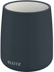 Leitz Stiftek&ouml;cher, Stiftehalter aus Keramik, Samtgrau, Cosy-Serie, 53290089