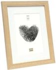 Deknudt Frames Bilderrahmen mit Passepartout - Natur Holzfarbe - S66KH1 P1...