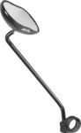 ergotec R&uuml;ckspiegel M-88L, langarm, kleiner Spiegel, schwarz, Aluminium, Art.