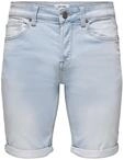 ONLY & SONS Herren Onsply Blue Jog Pk8587 Dnm Noos Jeans-Shorts, Blue Denim, S EU