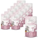 MjAMjAM - Premium Nassfutter f&uuml;r Katzen - Quetschie - k&ouml;stliche Garnelen an