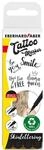 Eberhard Faber 559506 - Tattoo Stifte Set Skinlettering, 4 Stifte im...