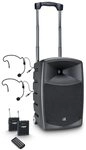LD Systems ROADBUDDY 10 BPH 2 B6 - Akkubetriebener Bluetooth-Lautsprecher mit Mixer,
