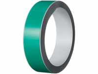 Durable Magnetband (selbstklebend, 3,5 cm x 500 cm), weißes Band mit grüner