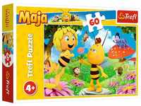 Trefl, Puzzle, Eine Blume für Maja, Maya the Bee, 60 Teile, für Kinder ab 4...