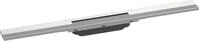 hansgrohe Fertigset Duschrinne RainDrain Flex, Abflussrinne 700mm, Bodenablauf...