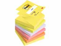 Post-it Z-Notes Neon Rainbow Collection, Packung mit 6 Blöcken, 100 Blatt pro...