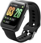 Technaxx Smartwatch Fitnessuhr mit 1,69 Zoll Display TX-SW7HR mit Fitness...