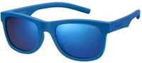 Polaroid Unisex-Kinder PLD 8020/S Jy Zdi 46 Sonnenbrille, Blau
