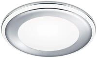 Trio Leuchten LED Einbauleuchten Aura 652410106, Kunststoff chromfarbig, inkl....
