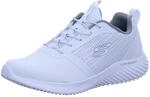 Skechers Herren Bounder Sneaker, White Mesh Pu Trim, 45 EU