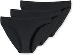 Uncover by Schiesser - Damen - Tai Slip - 3er Pack (L Schwarz)