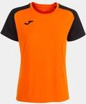 Joma Academy IV Kurzarm-T-Shirt Marineblau Fluorgelb, 901335.881.M