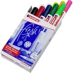 edding 4095 Kreidemarker - bunte Farben - 10 Kreidestifte - Rundspitze 2-3 mm -