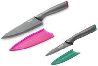 Tefal K122S2 Fresh Kitchen 2er Set Kochmesser 15 cm + Gem&uuml;semesser 9 cm | Edelstahl