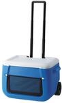 Coleman 50QT Poly-lite K&uuml;hlbox mit Rollen