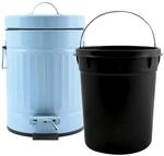 MSV Treteimer Habana M&uuml;lleimer Kosmetikeimer Abfalleimer 3L - pastellblau