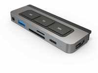 HYPER HD449 1 Port USB-C® (USB 3.2 Gen 2) Multiport Hub Grau, Silber