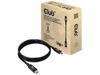 Club3D USB4 Gen3x2 Typ-C Bi-Direktionales USB-IF Zertifiziertes Kabel 8K60Hz,...