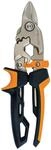 Fiskars Blechschere Bulldog, Bis zu 40% mehr Kraft, L&auml;nge 23,2 cm, W&auml;rmebehandelter