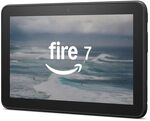 Fire 7-Tablet, 7-Zoll-Display, 32 GB, neuestes Modell (2022), schwarz Mit Werbung