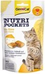 GimCat Nutri Pockets K&auml;se - Knuspriger Katzensnack mit cremiger F&uuml;llung und