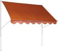 Angerer Klemmmarkise Standard mit Handkurbel, Terrasse/Balkon, einfache Montage ohne