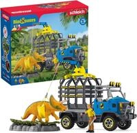 Schleich Dinosaurs | Dinosaurier Truck Mission 42565 | Spielset mit Dino Figur,