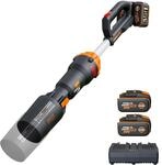 WORX Akku-Laubbl&auml;ser WG585E 40V, inkl. 2x4Ah Akkus & Dual-Schnellladeger&auml;t 