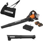 WORX WG583E Akku-Laubbl&auml;ser/Laubsauger 40V &ndash; 3-in-1 Multifunktion zum Laub