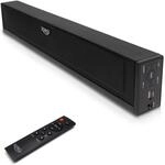 TV Soundbar XORO HSB 50 V2 mit 25 Watt Leistung, Bluetooth Lautsprecher, USB