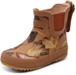 Bisgaard Unisex Kinder Baby Rubber Rain Boot, Camel Flowers, 30 EU