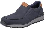 Rieker Herren Schn&uuml;rhalbschuhe, Slipper, Blau, 43 EU
