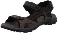 Rohde 5945 Mount Herren Trekking Sandalen Leder, Gr&ouml;&szlig;e:46 EU, Farbe:Schwarz