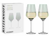 Ritzenhoff 3641004 Weißweinglas 300 ml – Serie Fjordlicht Nr. 4 – 2 Stück...