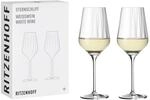 RITZENHOFF 3671002 Wei&szlig;weinglas Set 300 ml - Serie Sternschliff Nr. 2, 2 St&uuml;ck -