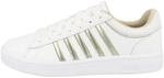 K-Swiss Damen Court Winston Sneaker, White/Champagne, 37.5 EU