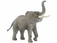 Bullyland 63685 - Spielfigur Afrikanischer Elefant, ca. 21 cm große Tierfigur,