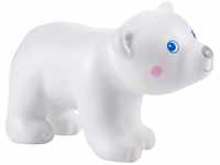 HABA Little Friends Eisbärbaby - Eisbär-Spielfigur für Kinder ab 3 Jahren -
