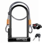 Kryptonite Keeper Standard B&uuml;gelschloss aus geh&auml;rtetem Stahl mit flexiblem Kabel