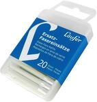 L&auml;ufer 10200 Ersatzfasereins&auml;tze f&uuml;r L&auml;ufer Glasfaserradierstift, 20 Ersatzpinsel