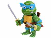 Jada Toys Turtles Leonardo Figur aus Die-cast, 10 cm, Sammelfigur, Druckguss,