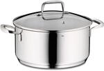 kela Bratentopf 24 cm FLAVORIA, Kochtopf Induktion 4,6 L, Glasdeckel mit