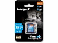 Integral 256GB UHS-II SD-Karte v90 Bis zu 300MB/s Lese- und 265MB/s