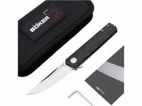 Böker Plus® Kwaiken Compact - kugelgelagertes Flipper Messer mit Kohlefaser &...
