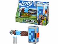 NERF abfeuernder Minecraft Stormlander Hammer, feuert 3 NERF ab, enthält 3 Nerf